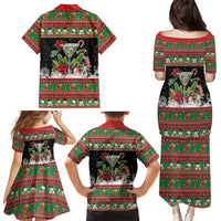 Sip Sparkle Sleigh Christmas Margarita Family Matching Puletasi and Hawaiian Shirt Funny Christmas Spirit - Wonder Print Shop