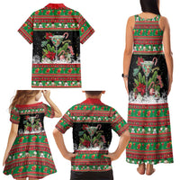 Sip Sparkle Sleigh Christmas Margarita Family Matching Tank Maxi Dress and Hawaiian Shirt Funny Christmas Spirit - Wonder Print Shop