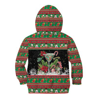 Sip Sparkle Sleigh Christmas Margarita Kid Hoodie Funny Christmas Spirit - Wonder Print Shop