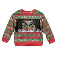 Sip Sparkle Sleigh Christmas Margarita Kid Ugly Christmas Sweater Funny Christmas Spirit - Wonder Print Shop