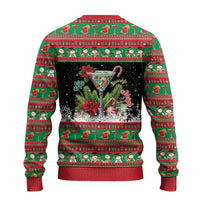 Sip Sparkle Sleigh Christmas Margarita Ugly Christmas Sweater Funny Christmas Spirit - Wonder Print Shop
