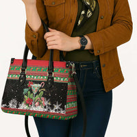 Sip Sparkle Sleigh Christmas Margarita Leather Bag Funny Christmas Spirit - Wonder Print Shop