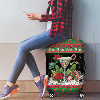 Sip Sparkle Sleigh Christmas Margarita Luggage Cover Funny Christmas Spirit - Wonder Print Shop