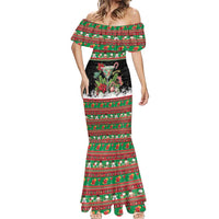 Sip Sparkle Sleigh Christmas Margarita Mermaid Dress Funny Christmas Spirit - Wonder Print Shop