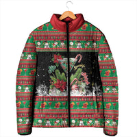 Sip Sparkle Sleigh Christmas Margarita Padded Jacket Funny Christmas Spirit - Wonder Print Shop