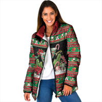 Sip Sparkle Sleigh Christmas Margarita Padded Jacket Funny Christmas Spirit - Wonder Print Shop