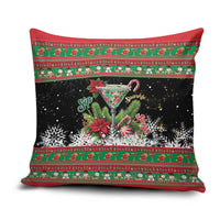 Sip Sparkle Sleigh Christmas Margarita Pillow Cover Funny Christmas Spirit - Wonder Print Shop