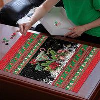 Sip Sparkle Sleigh Christmas Margarita Puzzle Funny Christmas Spirit - Wonder Print Shop
