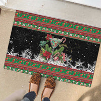 Sip Sparkle Sleigh Christmas Margarita Rubber Doormat Funny Christmas Spirit - Wonder Print Shop