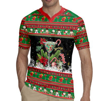Sip Sparkle Sleigh Christmas Margarita Rugby Jersey Funny Christmas Spirit - Wonder Print Shop