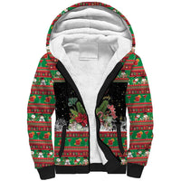 Sip Sparkle Sleigh Christmas Margarita Sherpa Hoodie Funny Christmas Spirit - Wonder Print Shop