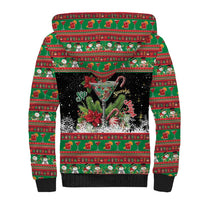 Sip Sparkle Sleigh Christmas Margarita Sherpa Hoodie Funny Christmas Spirit - Wonder Print Shop