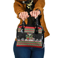 Sip Sparkle Sleigh Christmas Margarita Shoulder Handbag Funny Christmas Spirit - Wonder Print Shop