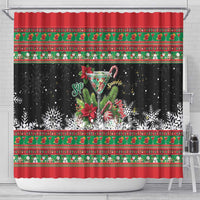 Sip Sparkle Sleigh Christmas Margarita Shower Curtain Funny Christmas Spirit - Wonder Print Shop