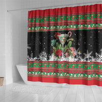 Sip Sparkle Sleigh Christmas Margarita Shower Curtain Funny Christmas Spirit - Wonder Print Shop