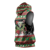 Sip Sparkle Sleigh Christmas Margarita Sleeveless Hoodie Funny Christmas Spirit - Wonder Print Shop
