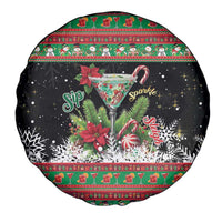 Sip Sparkle Sleigh Christmas Margarita Spare Tire Cover Funny Christmas Spirit - Wonder Print Shop