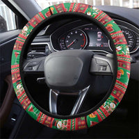 Sip Sparkle Sleigh Christmas Margarita Steering Wheel Cover Funny Christmas Spirit - undefined