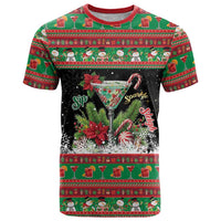 Sip Sparkle Sleigh Christmas Margarita T Shirt Funny Christmas Spirit - Wonder Print Shop