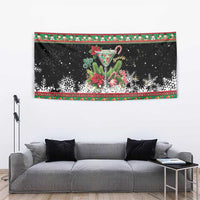 Sip Sparkle Sleigh Christmas Margarita Tapestry Funny Christmas Spirit - undefined