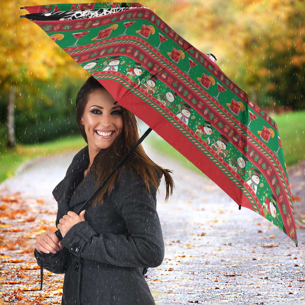 Sip Sparkle Sleigh Christmas Margarita Umbrella Funny Christmas Spirit - Wonder Print Shop