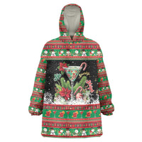 Sip Sparkle Sleigh Christmas Margarita Wearable Blanket Hoodie Funny Christmas Spirit - Wonder Print Shop