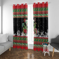 Sip Sparkle Sleigh Christmas Margarita Window Curtain Funny Christmas Spirit - Wonder Print Shop