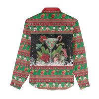 Sip Sparkle Sleigh Christmas Margarita Women Casual Shirt Funny Christmas Spirit - Wonder Print Shop