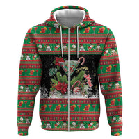 Sip Sparkle Sleigh Christmas Margarita Zip Hoodie Funny Christmas Spirit - Wonder Print Shop