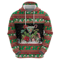 Sip Sparkle Sleigh Christmas Margarita Zip Hoodie Funny Christmas Spirit - Wonder Print Shop