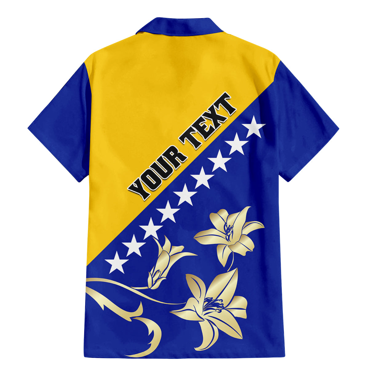 Bosnia and Herzegovina Independence Day Family Matching Mermaid Dress and Hawaiian Shirt Bosna i Hercegovina Lily - Wonder Print Shop