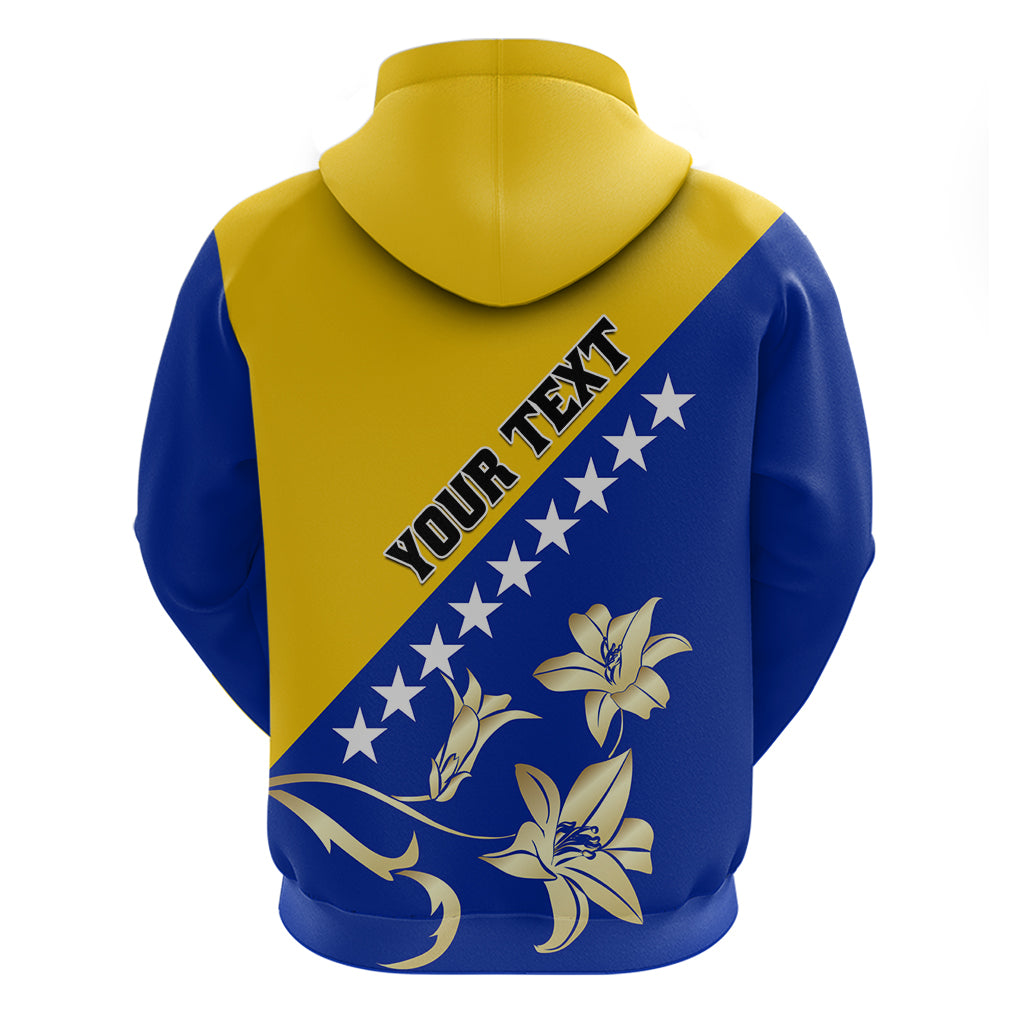 Bosnia and Herzegovina Independence Day Hoodie Bosna i Hercegovina Lily - Wonder Print Shop