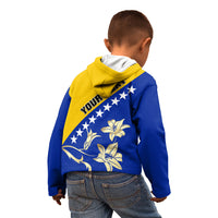 Bosnia and Herzegovina Independence Day Kid Hoodie Bosna i Hercegovina Lily - Wonder Print Shop