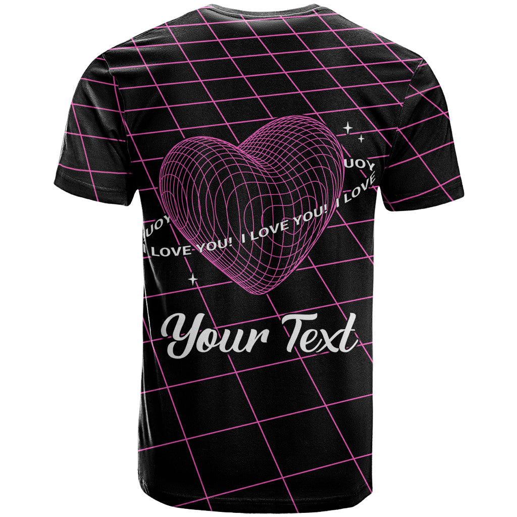 All You Need is Love Valentine Day T Shirt Geometry Wireframe Style - Wonder Print Shop