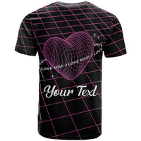 All You Need is Love Valentine Day T Shirt Geometry Wireframe Style - Wonder Print Shop