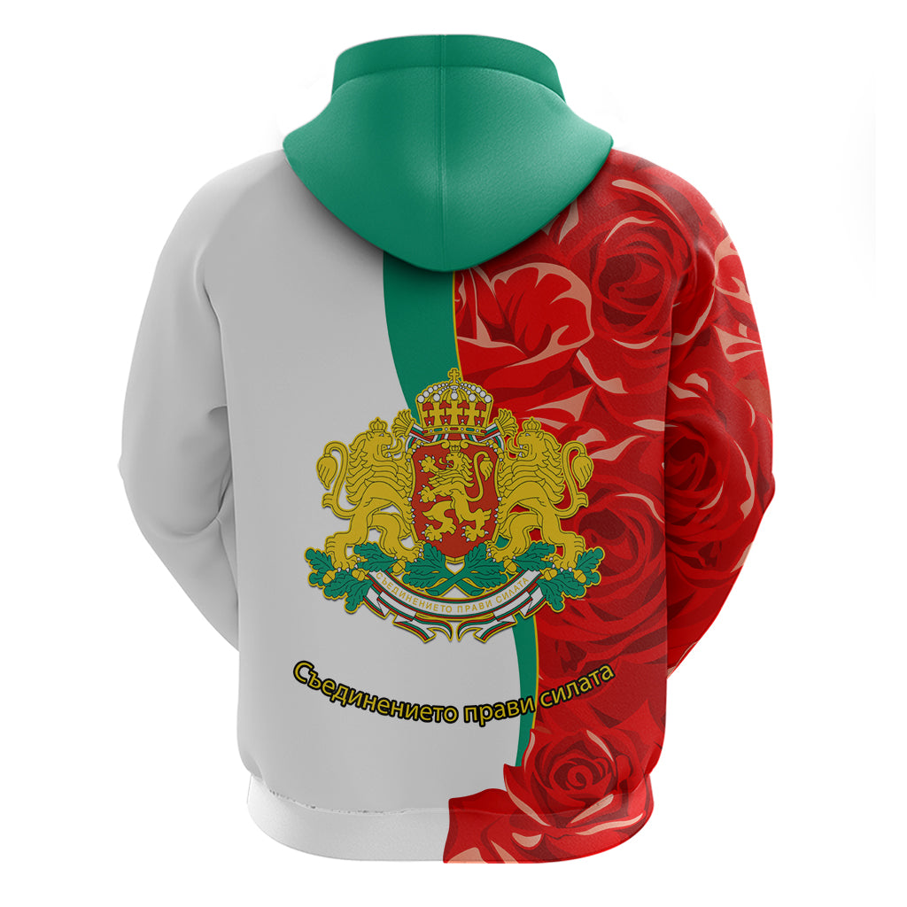 Bulgaria Liberation Day Hoodie Lion With Rose Flag Style - Wonder Print Shop