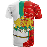 Bulgaria Liberation Day T Shirt Lion With Rose Flag Style - Wonder Print Shop