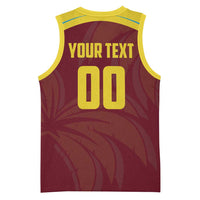 Custom Cricket 2026 West Indies Basketball Jersey Windies Go Champions