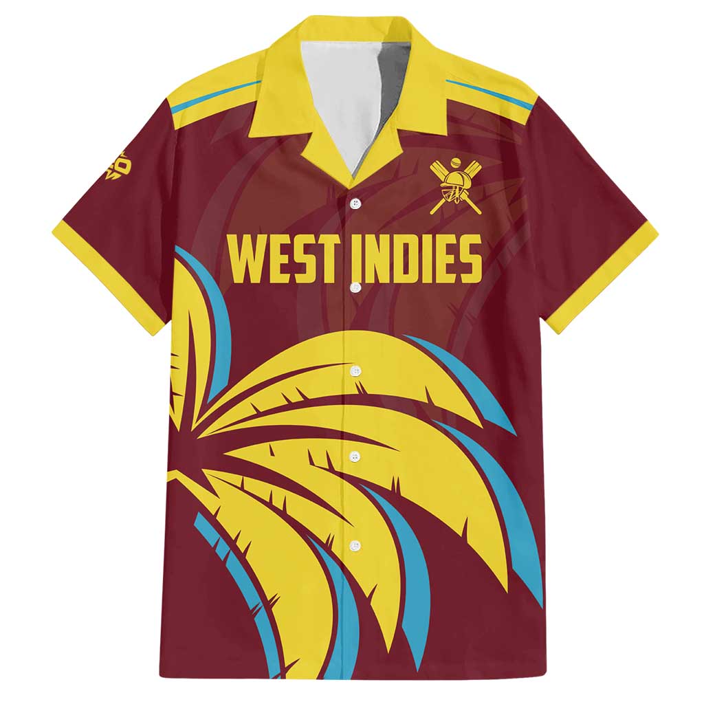 Custom Cricket 2026 West Indies Hawaiian Shirt Windies Go Champions