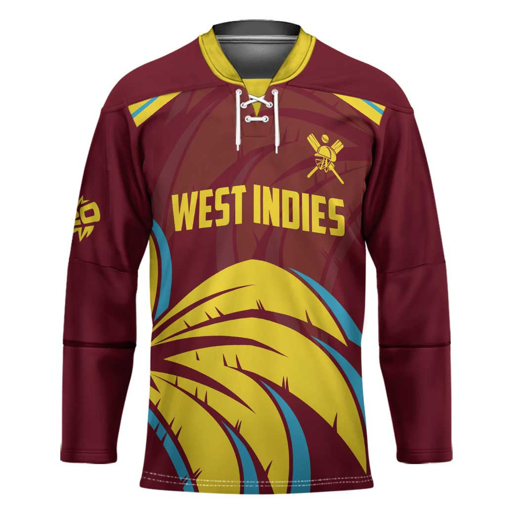 Custom Cricket 2026 West Indies Hockey Jersey Windies Go Champions