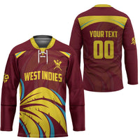 Custom Cricket 2026 West Indies Hockey Jersey Windies Go Champions