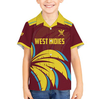 Custom Cricket 2026 West Indies Kid Hawaiian Shirt Windies Go Champions