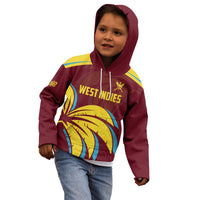 Custom Cricket 2026 West Indies Kid Hoodie Windies Go Champions