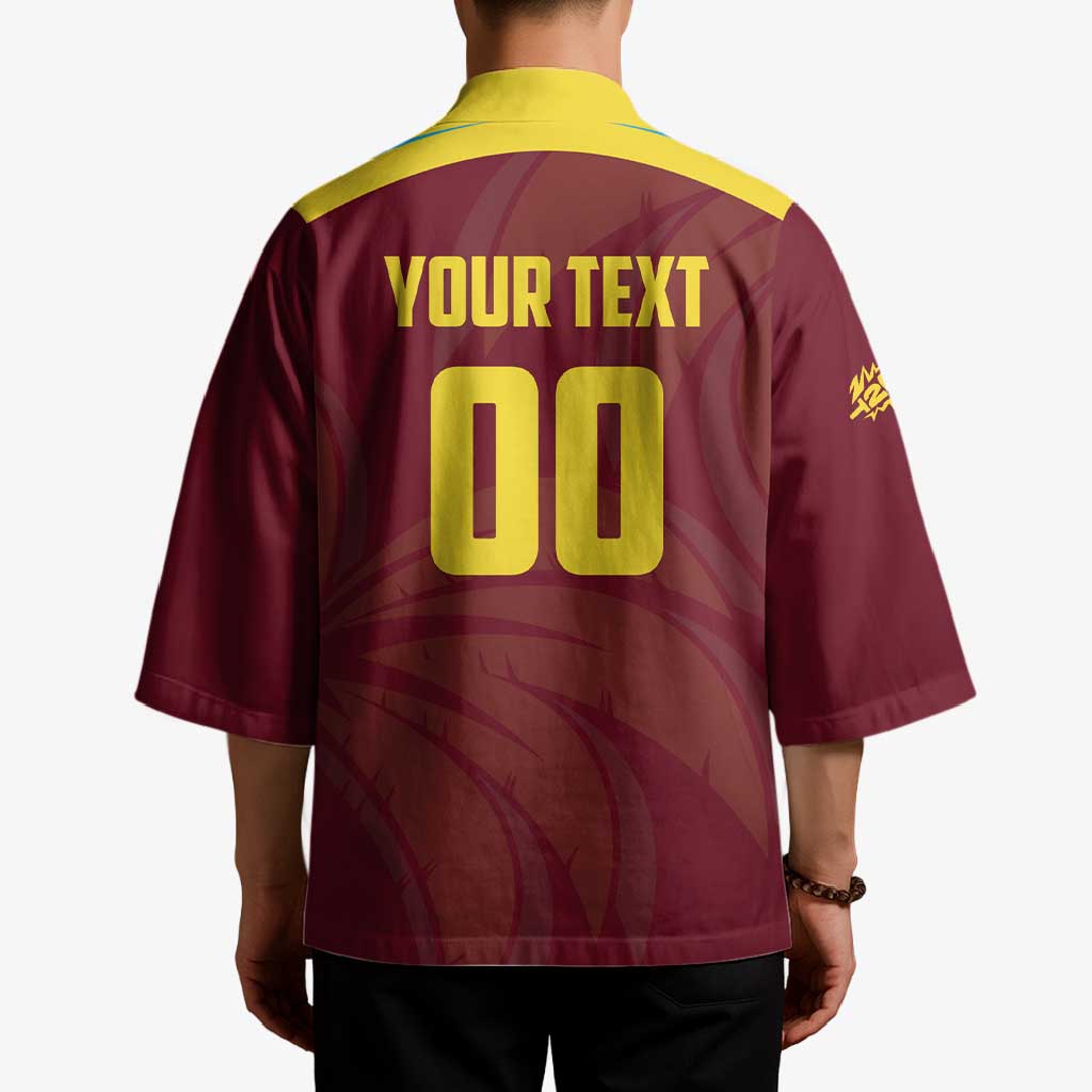 Custom Cricket 2026 West Indies Kimono Windies Go Champions