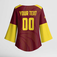 Custom Cricket 2026 West Indies Kimono Sleeve Blouse Windies Go Champions
