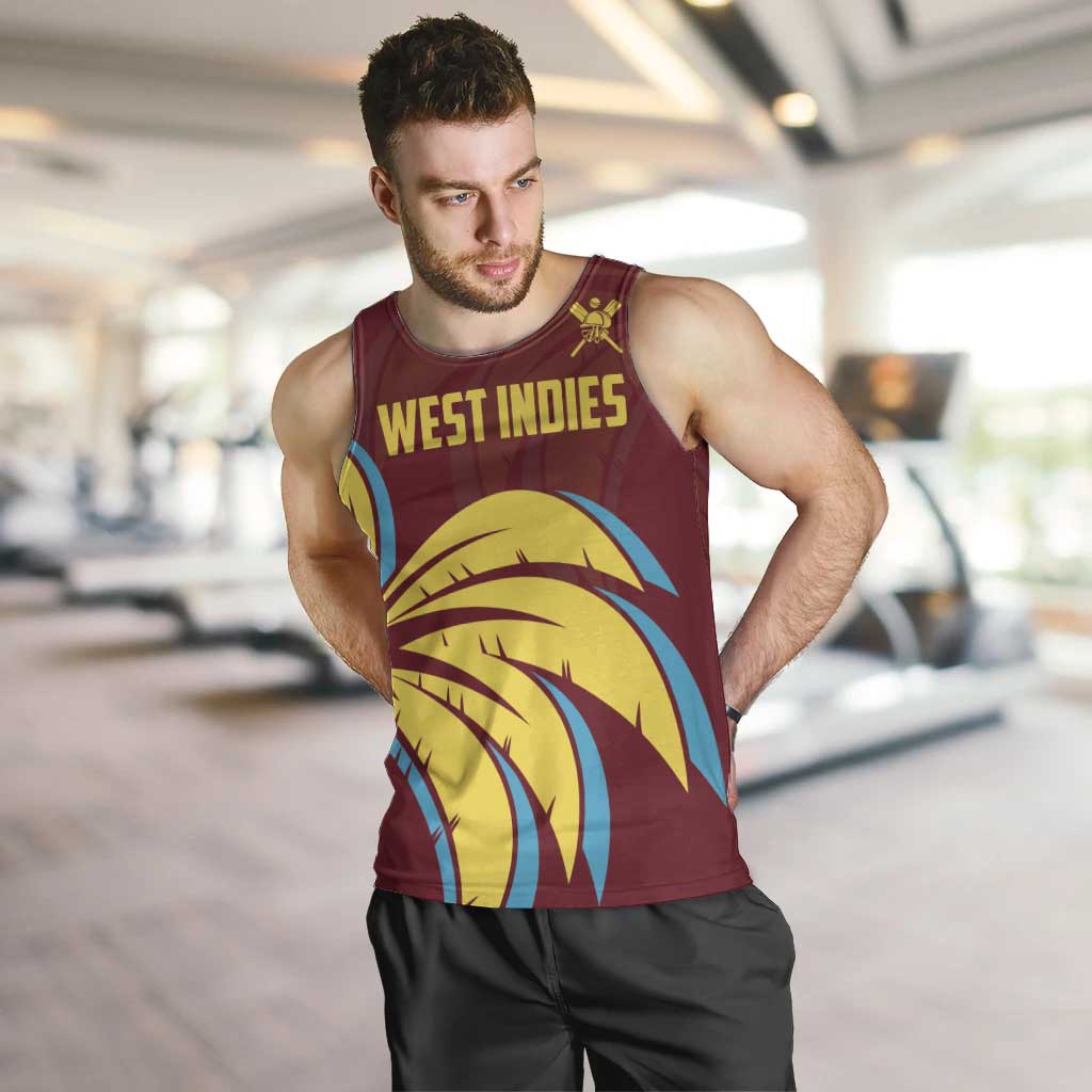 Custom Cricket 2026 West Indies Men Tank Top Windies Go Champions