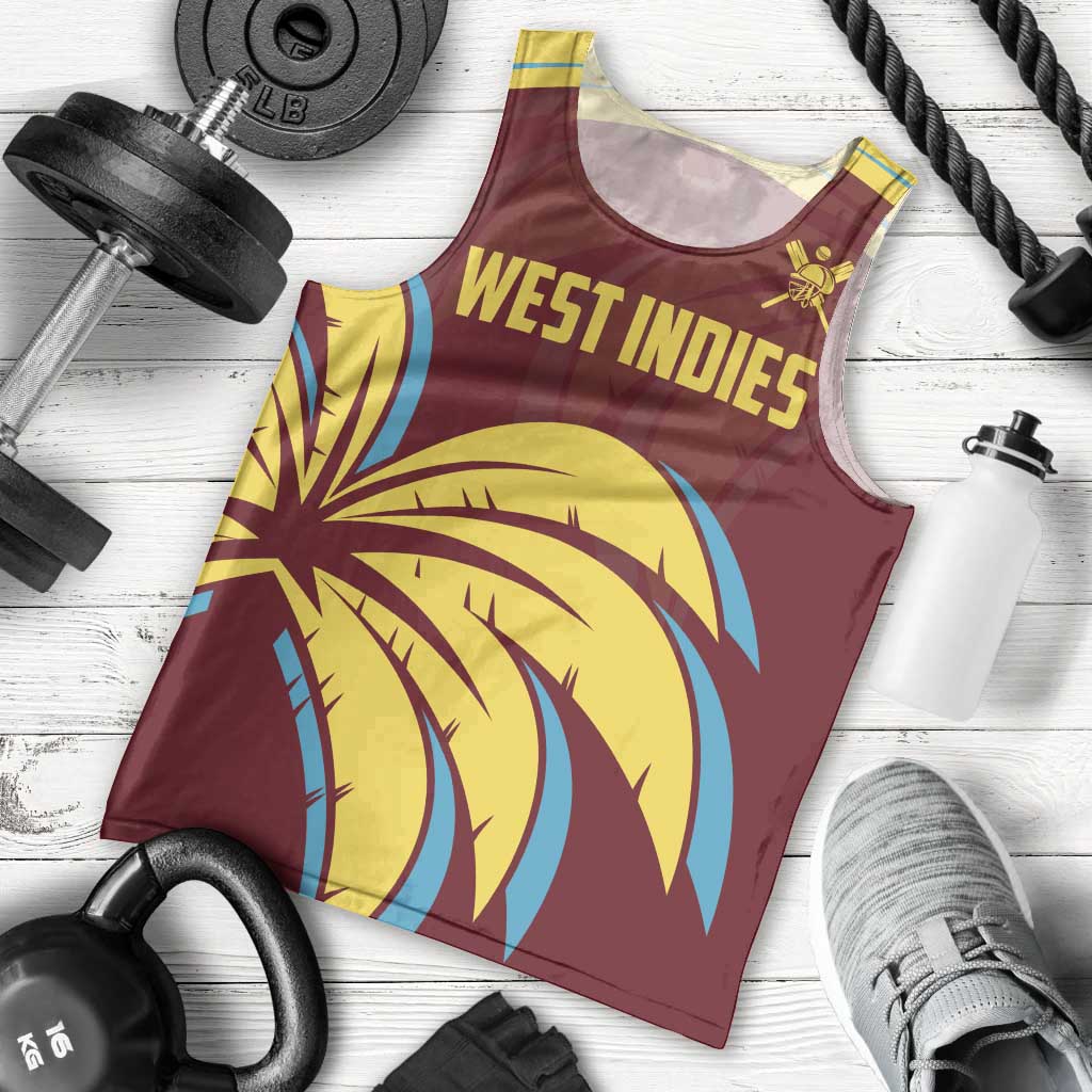 Custom Cricket 2026 West Indies Men Tank Top Windies Go Champions