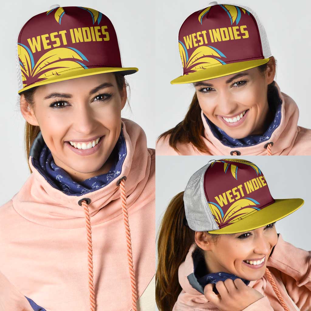 Cricket 2026 West Indies Mesh Trucker Cap Windies Go Champions