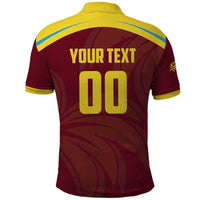 Custom Cricket 2026 West Indies Polo Shirt Windies Go Champions