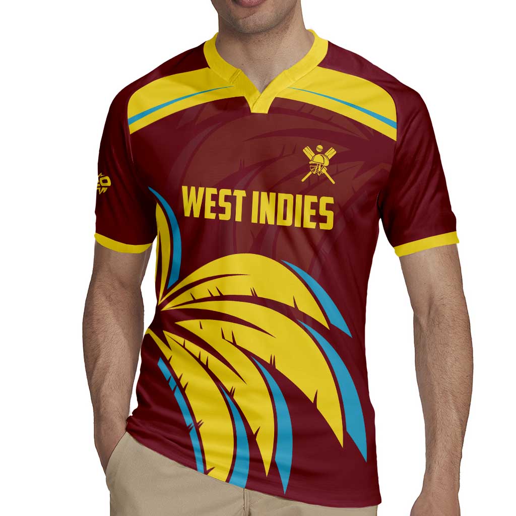 Custom Cricket 2026 West Indies Rugby Jersey Windies Go Champions